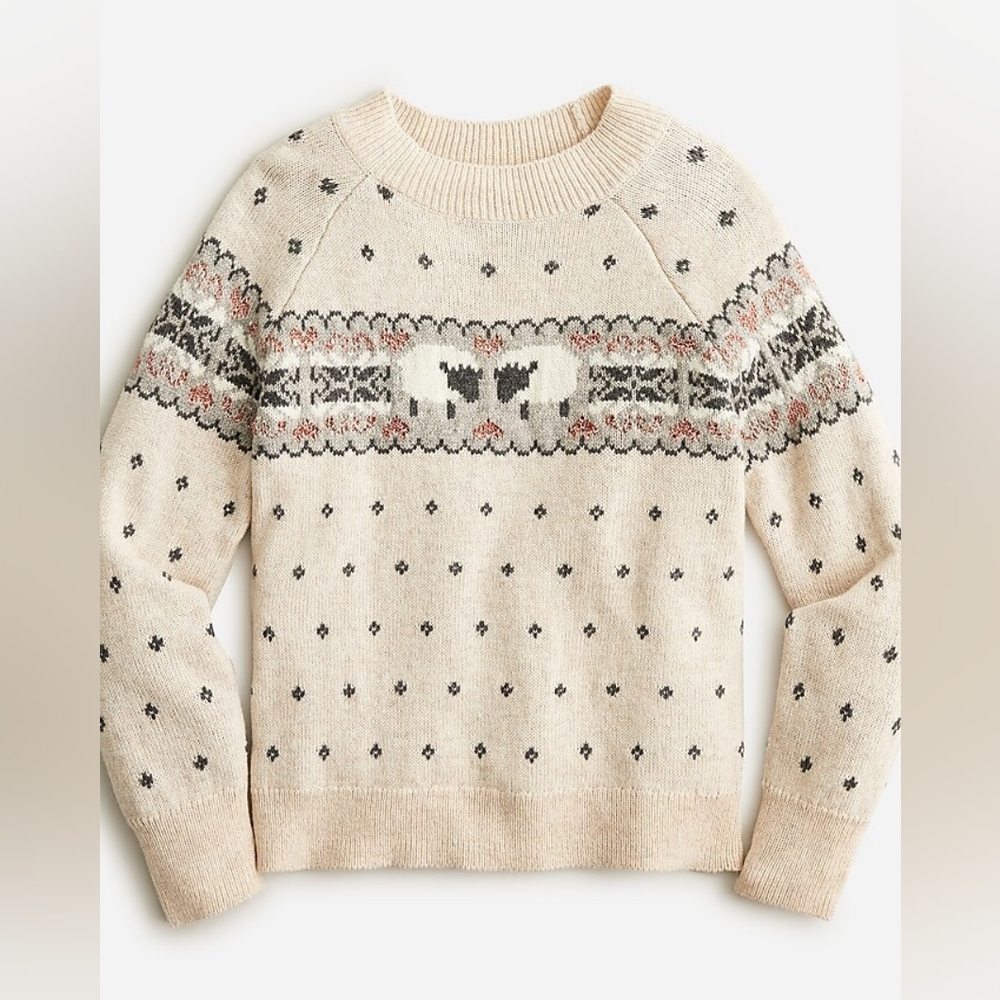 JCrew Girls Fair Isle Sweater NWT Large (10-11)